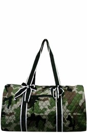 Quilted Duffle Bag-ARM2626/BLACK